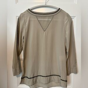 Marie Oliver Silk Blouse Size XS
